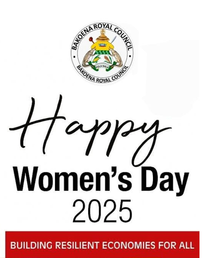 Mofumahali MaMotebang Mopeli and Mafumahadi a Bakoena Royal Council salutes the strength, grace, and resilience of every woman, and wishes you a blessed and inspiring Women’s Month.
